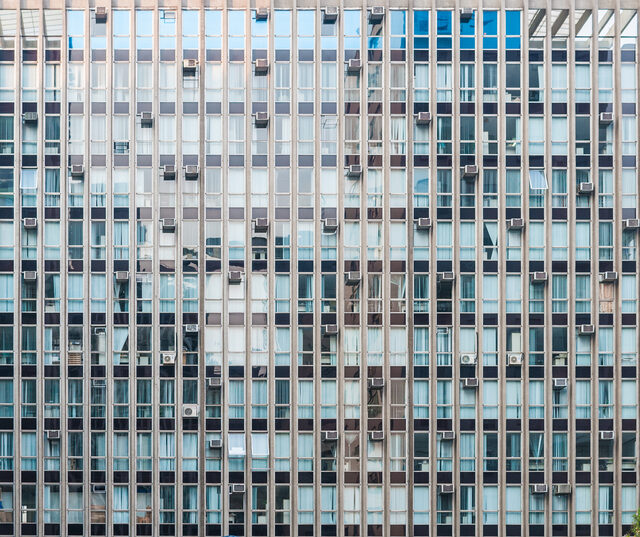 Fachada de un edificio de oficinas